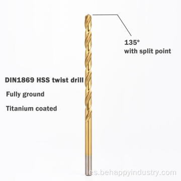 Twist Drill Bit Set con estándar DIN338